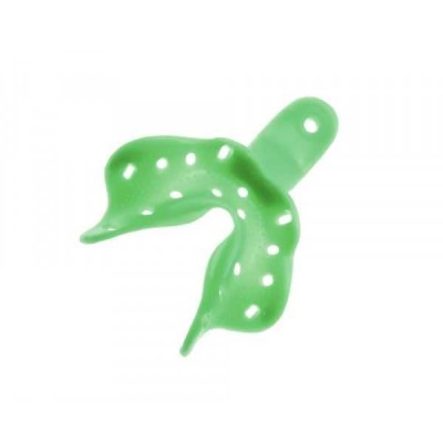 Hi-Tray Edentulous верхняя челюсть (средние) 12 шт - слепочная ложка из зеленого жесткого пластика Hi-Tray Edentulous верхняя челюсть (средние) 12 шт - слепочная ложка из зеленого жесткого пластика