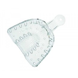 Hi-Tray Light Clear нижняя челюсть (средние) - слепочная ложка из прозрачного пластика (12 шт.)