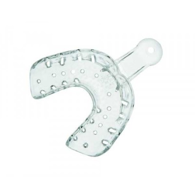 Hi-Tray Light Clear верхняя челюсть (средние) - слепочная ложка из прозрачного пластика (12 шт.) Hi-Tray Light Clear верхняя челюсть (средние) - слепочная ложка из прозрачного пластика (12 шт.)