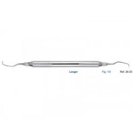 Кюрета Langer, форма 1/2, ручка диаметр 8 мм