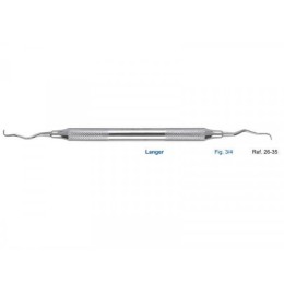 Кюрета Langer, форма 3/4, ручка диаметр 8 мм