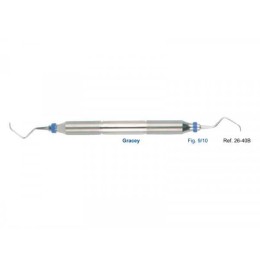Кюрета парадонтологическая Gracey, форма 9/10, ручка DELUXE, диаметр 10 мм