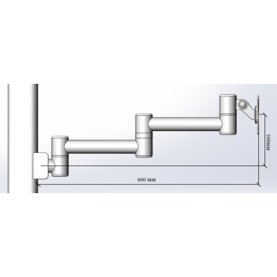 DS-VIP-2 - кронштейн для стоматологической установки Planmeca,крепление штатное,провода скрыты внутри DS-VIP-2 - кронштейн для стоматологической установки Planmeca,крепление штатное,провода скрыты внутри