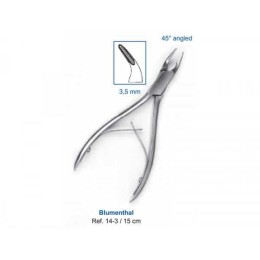 Кусачки костные Blumenthal, 15см, 3,5мм, 45° угол рабочей части