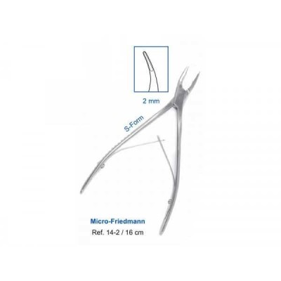 Кусачки костные Micro-Friedmann 16,0 см (рабочая часть 2 мм) Кусачки костные Micro-Friedmann 16,0 см (рабочая часть 2 мм)