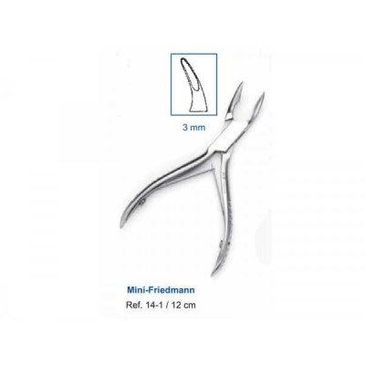 Кусачки костные Mini-Friedmann 12,0 см (рабочая часть 3 мм) Кусачки костные Mini-Friedmann 12,0 см (рабочая часть 3 мм)