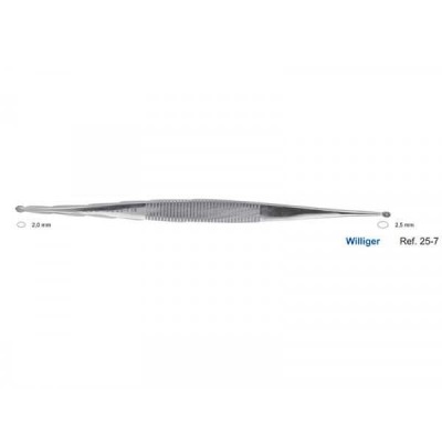 Ложка кюретажная Williger, 2,0-2,5 мм Ложка кюретажная Williger, 2,0-2,5 мм