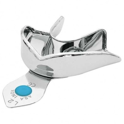 Ложка слепочная нижняя большая (L) без перфорации с бортиками Ложка слепочная нижняя большая (L) без перфорации с бортиками