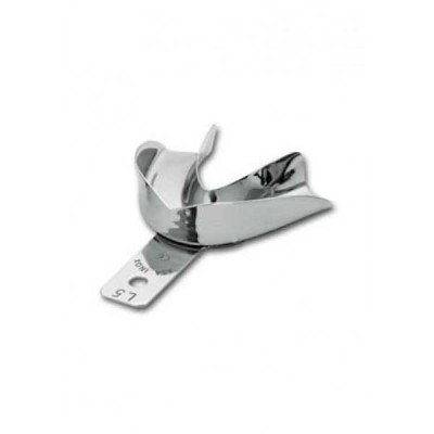 Ложка слепочная нижняя (L) без перфорации без бортиков Ложка слепочная нижняя (L) без перфорации без бортиков