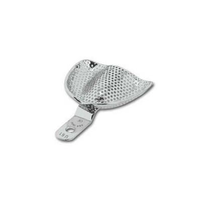 Ложка слепочная верхняя большая (L) с перфорацией для беззубых челюстей Ложка слепочная верхняя большая (L) с перфорацией для беззубых челюстей