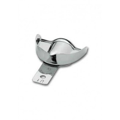 Ложка слепочная верхняя детская (XXS) без перфорации без бортика Ложка слепочная верхняя детская (XXS) без перфорации без бортика