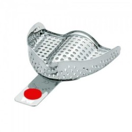 Ложка слепочная верхняя малая (S) без перфорации с бортиками