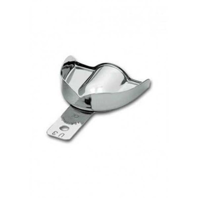 Ложка слепочная верхняя (S) без перфорации без бортиков Ложка слепочная верхняя (S) без перфорации без бортиков