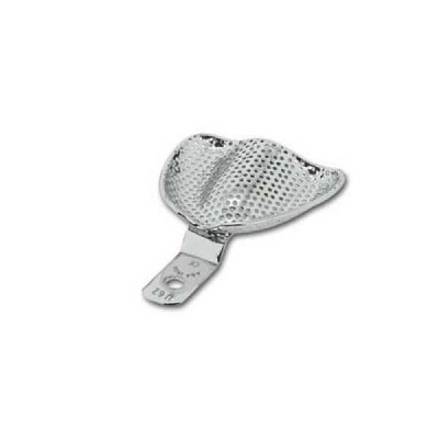 Ложка слепочная верхняя средняя (M) с перфорацией для беззубых челюстей Ложка слепочная верхняя средняя (M) с перфорацией для беззубых челюстей