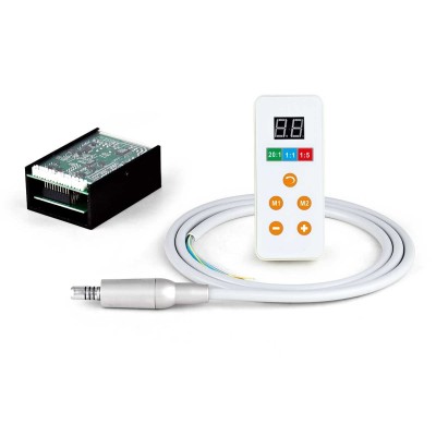 Mercury STAR 400EM U2 PLUS - встраиваемый бесщеточный электрический микромотор, с фиброоптикой, в комплекте с блоком управления и шлангом Mercury STAR 400EM U2 PLUS - встраиваемый бесщеточный электрический микромотор, с фиброоптикой, в комплекте с блоком управления и шлангом