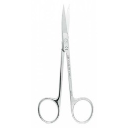 Ножницы для десны N2 изогнутые по плоскости, 12 см