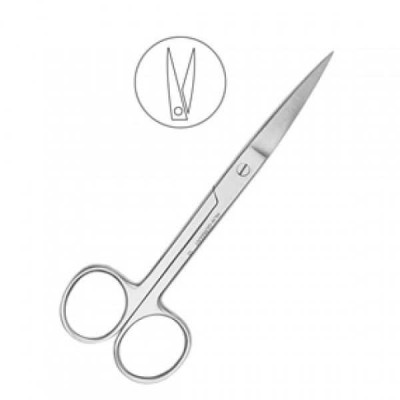 Ножницы хирургические, острый/острый, 145 мм Ножницы хирургические, острый/острый, 145 мм