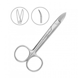 Ножницы коронковые изогнутые, 100 мм