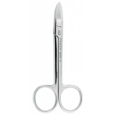 Ножницы коронковые с загибом, зубчики на одном лезвии, 10,5 см Ножницы коронковые с загибом, зубчики на одном лезвии, 10,5 см