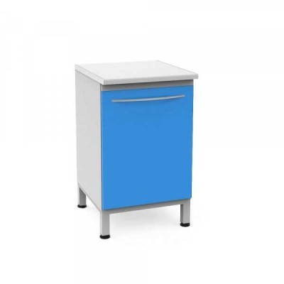 П-10 - модуль с дверцей, 2-мя металлическими полками, серия Эконом, цвет фронта RAL5018 П-10 - модуль с дверцей, 2-мя металлическими полками, серия Эконом, цвет фронта RAL5018