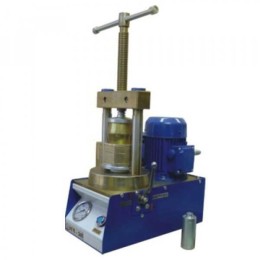 Пресс гидравлический с электроприводом для штамповки металлических коронок и обжатия кювет