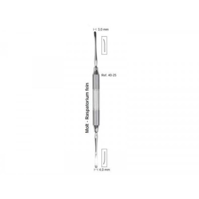 Распатор Molt, ручка DELUXE, диаметр 10 мм, 3,0-4,0 мм Распатор Molt, ручка DELUXE, диаметр 10 мм, 3,0-4,0 мм