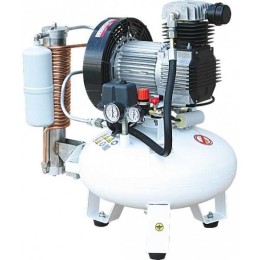 Remeza СБ4-24.OLD10СД - безмасляный компрессор для одной стоматологической установки, с осушителем адсорбционного типа, с ресивером 24 л, 75 л/мин