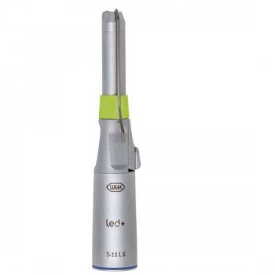 S-11 L G - прямой наконечник с генератором света (LED+) и внешним спреем, разборный, 1:1 S-11 L G - прямой наконечник с генератором света (LED+) и внешним спреем, разборный, 1:1