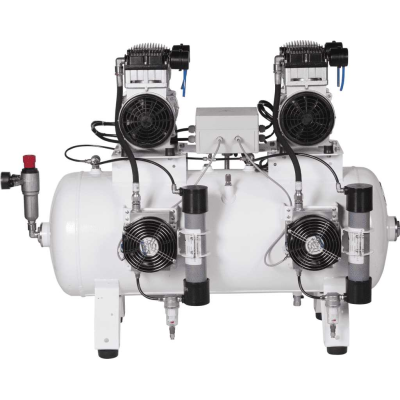 REMEZA KM-100.OLD15ТД - компрессор для 4-x стоматологических установок, с осушителем мембранного типа, с ресивером 100 л, 270 л/мин, тандем REMEZA KM-100.OLD15ТД - компрессор для 4-x стоматологических установок, с осушителем мембранного типа, с ресивером 100 л, 270 л/мин, тандем