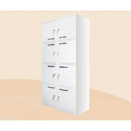 Шмк-4р - шкаф металлический (картотека) с распашными дверцами с замками 1000 мм