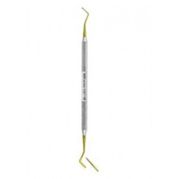 Штопфер-гладилка N1 двусторонняя (шарик-гладилка) с нитрит-титановым покрытием (золотым)