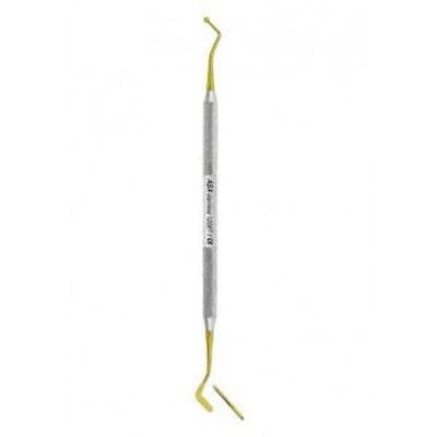 Штопфер-гладилка N3 двусторонняя (шарик-гладилка) с нитрит-титановым покрытием (золотым) Штопфер-гладилка N3 двусторонняя (шарик-гладилка) с нитрит-титановым покрытием (золотым)