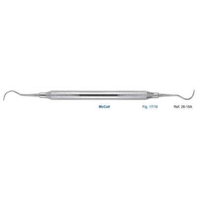 Скейлер парадонтологический McCall, форма 17/18, ручка диаметр 8 мм Скейлер парадонтологический McCall, форма 17/18, ручка диаметр 8 мм