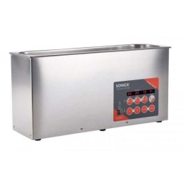 SONICA 3200LEP S3 - ультразвуковая мойка с подогревом, функцией вакуумирования и краном для слива жидкости, 6 л