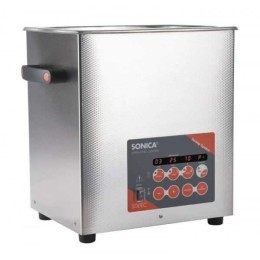 SONICA 3300EP S3 - ультразвуковая мойка с подогревом, функцией вакуумирования и краном для слива жидкости, 9,5 л