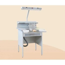 СРТВ -стол вспомогательный (зуботехнический) полной комплектации с В. У. и регулятором 750мм