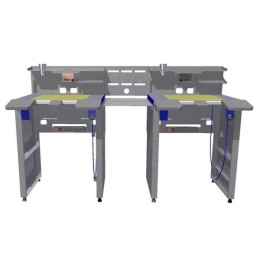 СЗТ 4.2 МАСТЕР ДУЭТ - стол зубного техника на 2 рабочих места