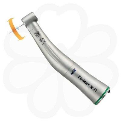 Ti-Max X35 - угловой наконечник без оптики, 10:1 Ti-Max X35 - угловой наконечник без оптики, 10:1