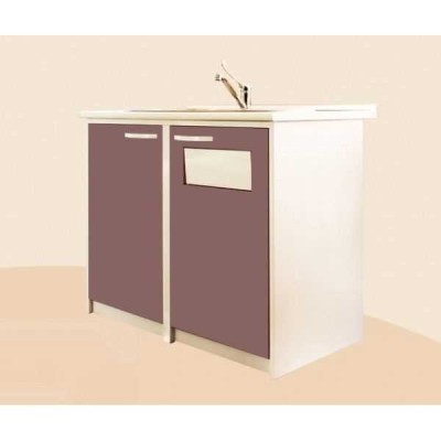 ТР-2Лк - тумба распашная с двойной мойкой, смесителем и корзиной для мусора 850х1000х600 мм ТР-2Лк - тумба распашная с двойной мойкой, смесителем и корзиной для мусора 850х1000х600 мм