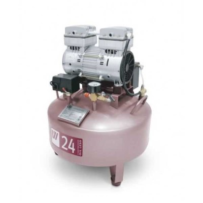 W-601A - безмасляный компрессор для одной стоматологической установки с ресивером 24 л (85 л/мин) W-601A - безмасляный компрессор для одной стоматологической установки с ресивером 24 л (85 л/мин)