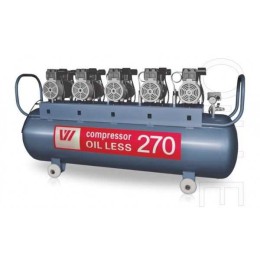 W-615 - безмасляный компрессор для 7-ми стоматологических установок с ресивером 270 л (600 л/мин)