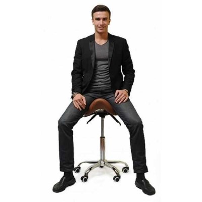 SmartStool S03B - эргономичный стул-седло со спинкой для ровной осанки SmartStool S03B - эргономичный стул-седло со спинкой для ровной осанки