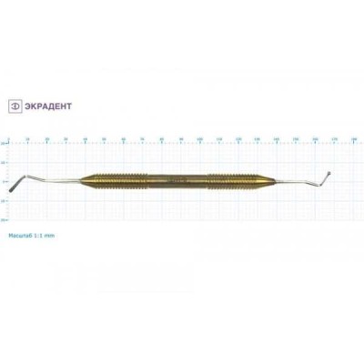 Штопфер шарообразный изогнутый - гладилка средняя 2,0/2,0 Штопфер шарообразный изогнутый - гладилка средняя 2,0/2,0