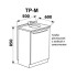 ТР-М - тумба распашная с мойкой и смесителем 850х500х600 мм ТР-М - тумба распашная с мойкой и смесителем 850х500х600 мм