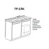 ТР-2Лк - тумба распашная с двойной мойкой, смесителем и корзиной для мусора 850х1000х600 мм ТР-2Лк - тумба распашная с двойной мойкой, смесителем и корзиной для мусора 850х1000х600 мм