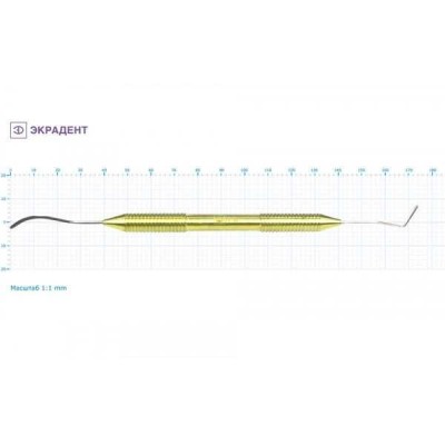 Штопфер обратноконусный - гладилка серповидная малая 1,0/1,5 Штопфер обратноконусный - гладилка серповидная малая 1,0/1,5