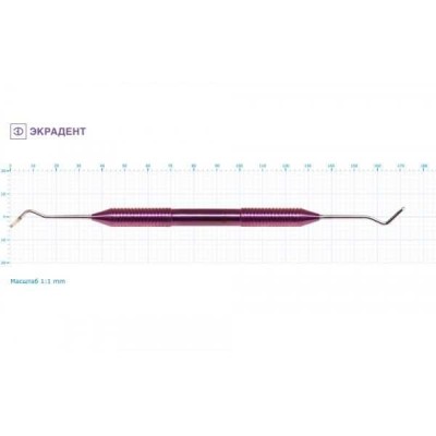 Экскаватор овальный пародонтологический средний 1,5 Экскаватор овальный пародонтологический средний 1,5
