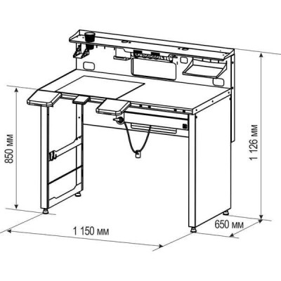 СЗТ 4.2 МАСТЕР - стол зубного техника СЗТ 4.2 МАСТЕР - стол зубного техника