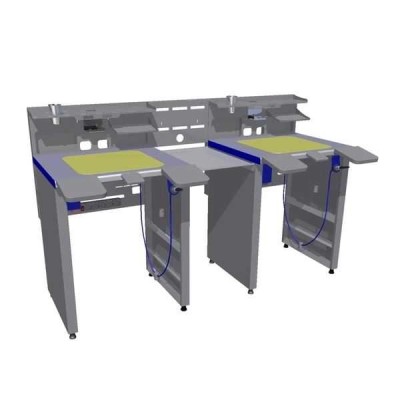 СЗТ 4.2 МАСТЕР ДУЭТ - стол зубного техника на 2 рабочих места СЗТ 4.2 МАСТЕР ДУЭТ - стол зубного техника на 2 рабочих места