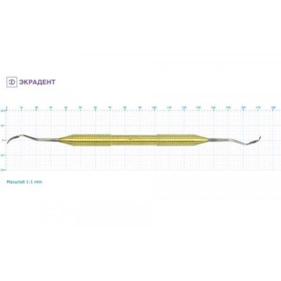 Кюретка наддесневая (скейлер серповидный) — 10-05 Кюретка наддесневая (скейлер серповидный) — 10-05